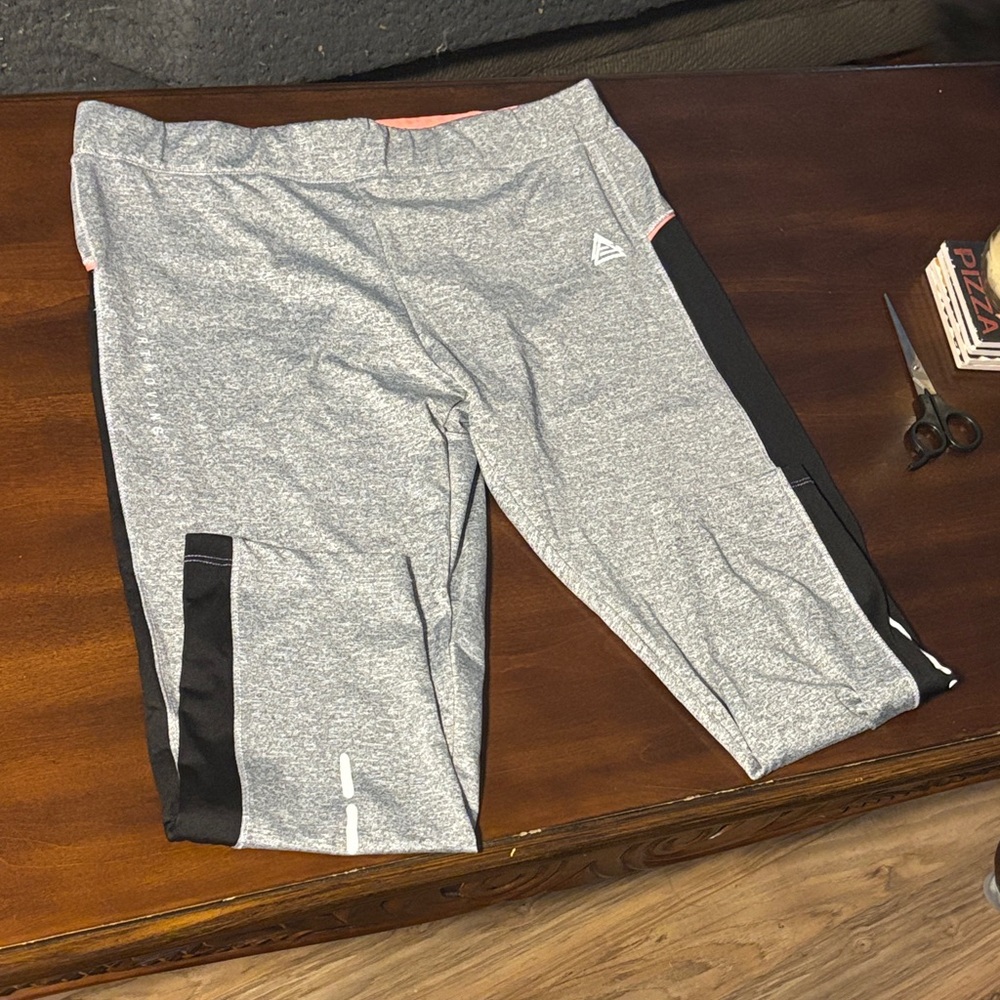 Gray and Black womens activewear
